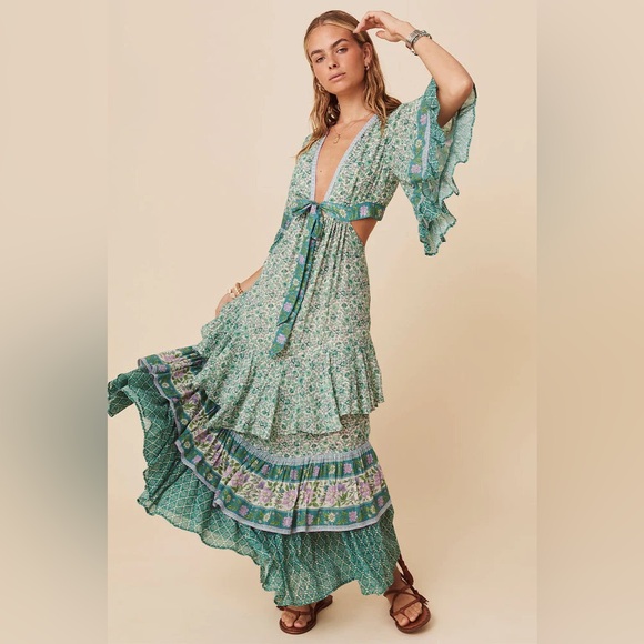 Sienna Bambi Gown in Jade - Picture 3 of 8